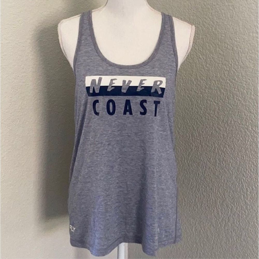 Fly Wheel “Never Coast” Racerback Tank Size Medium